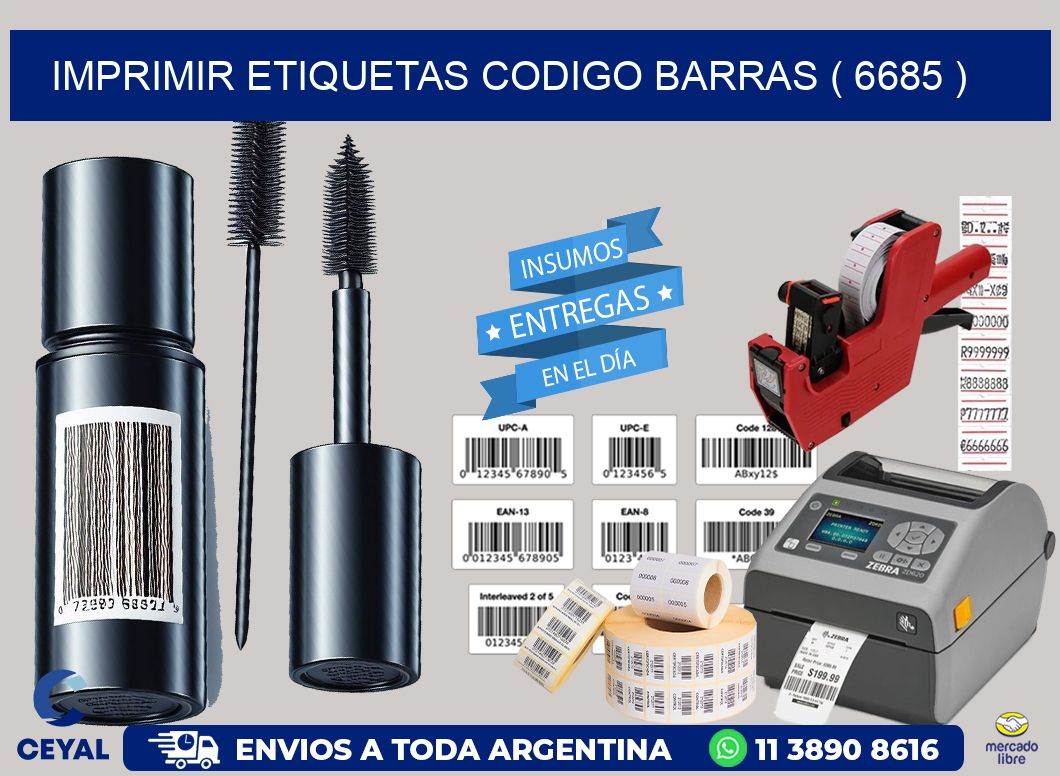 imprimir etiquetas codigo barras ( 6685 )