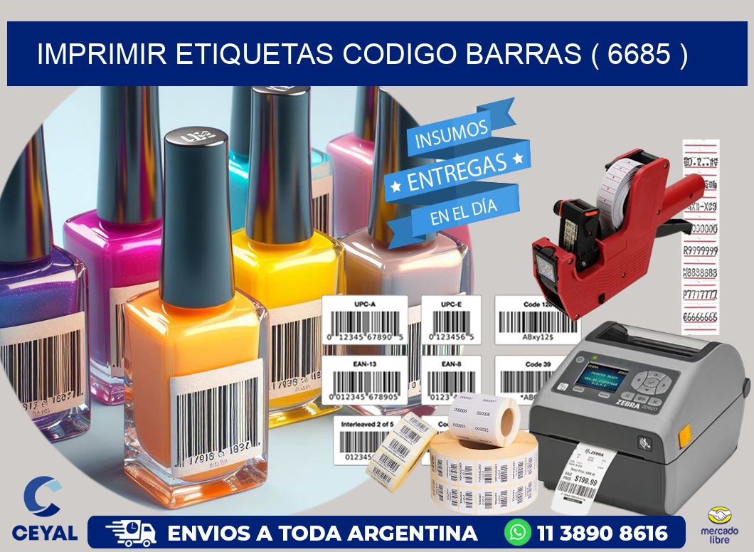 imprimir etiquetas codigo barras ( 6685 )