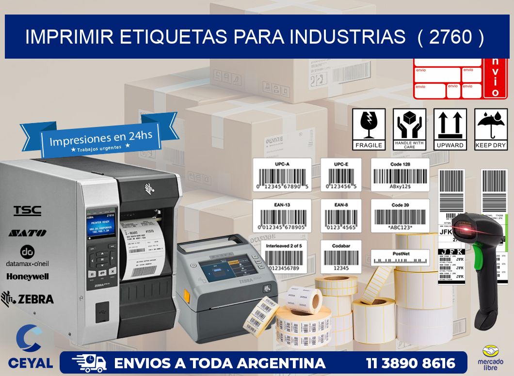 imprimir etiquetas para industrias  ( 2760 )