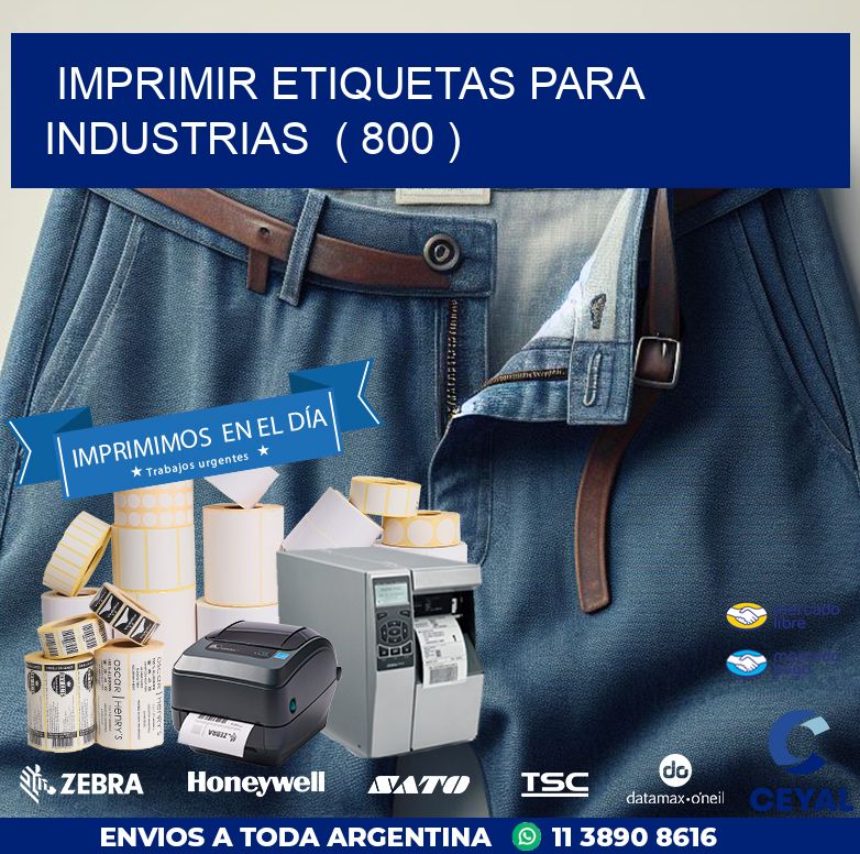 imprimir etiquetas para industrias  ( 800 )