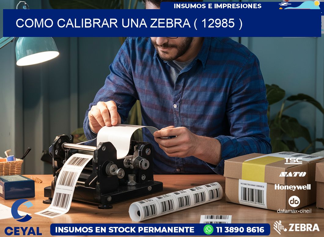 COMO CALIBRAR UNA ZEBRA ( 12985 )