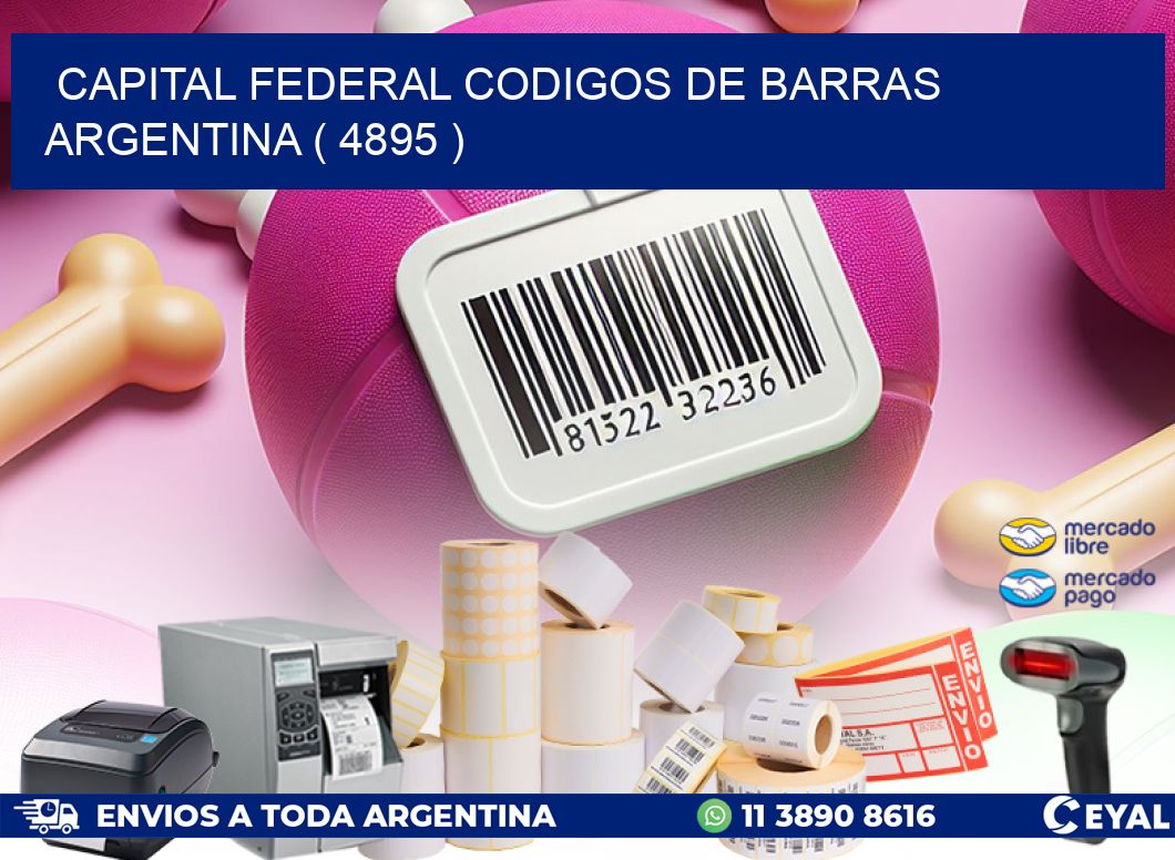 Capital federal codigos de barras argentina ( 4895 )