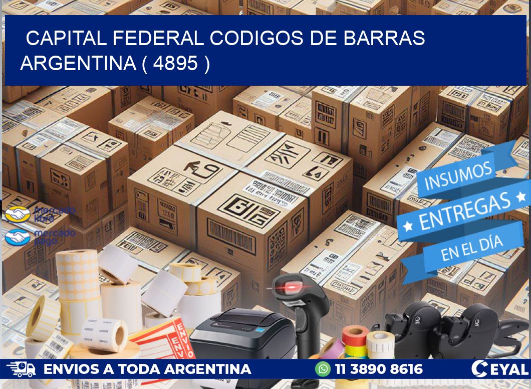 Capital federal codigos de barras argentina ( 4895 )