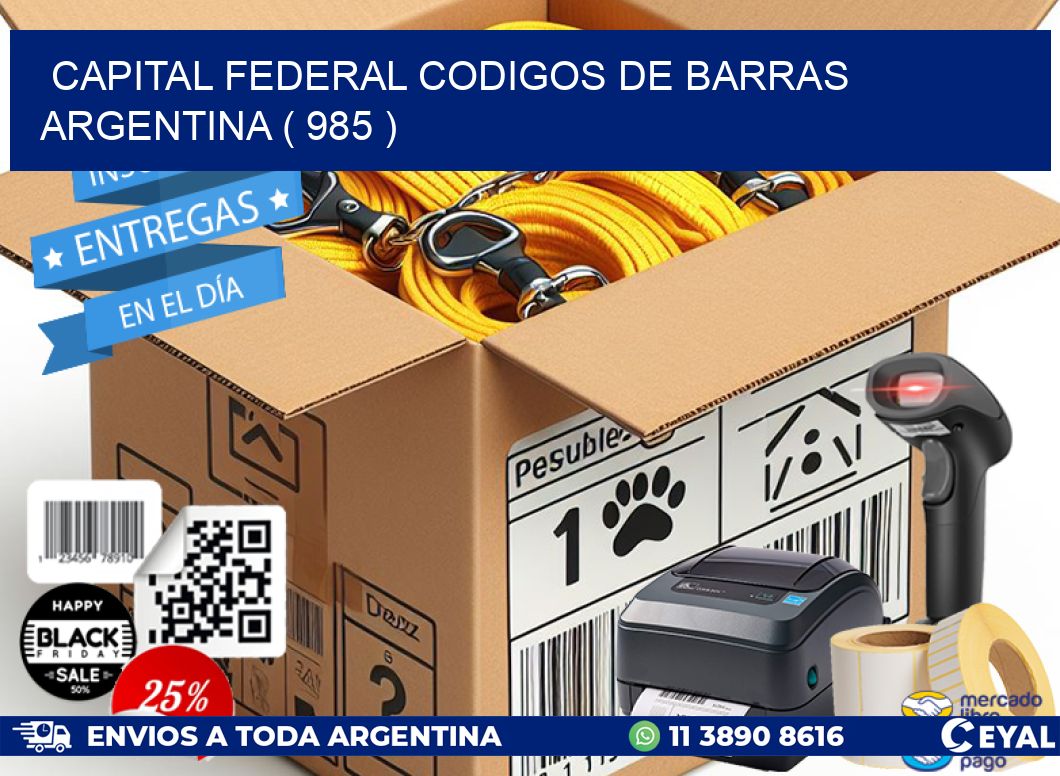 Capital federal codigos de barras argentina ( 985 )