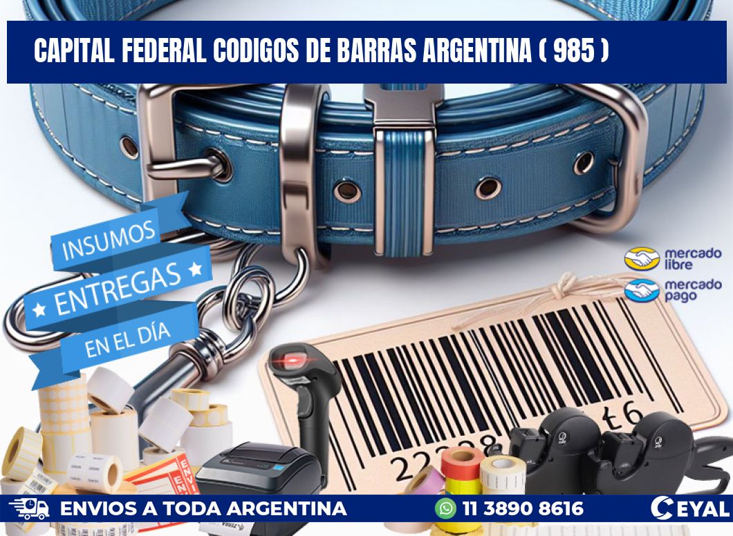 Capital federal codigos de barras argentina ( 985 )