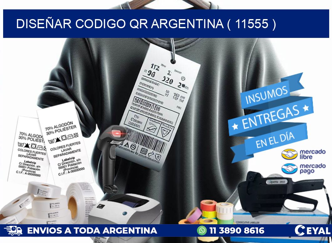 DISEÑAR CODIGO QR ARGENTINA ( 11555 )