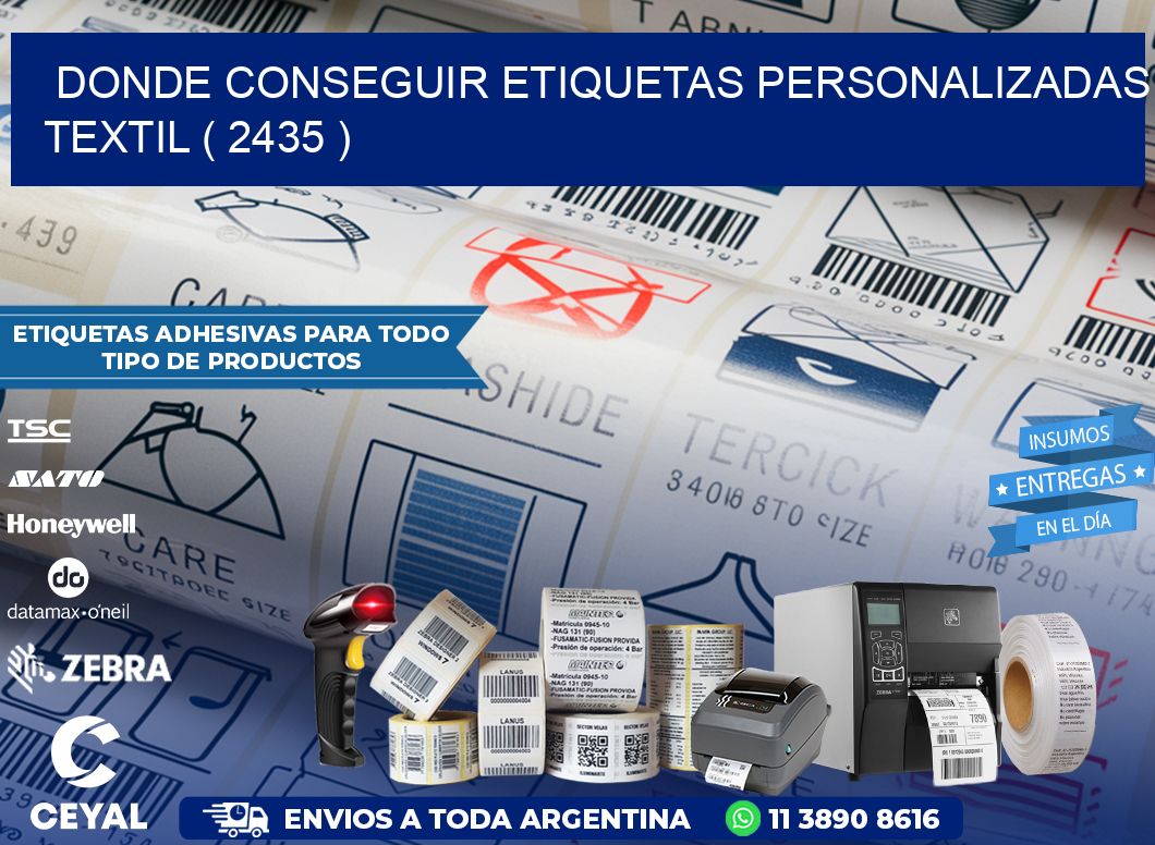 DONDE CONSEGUIR ETIQUETAS PERSONALIZADAS TEXTIL ( 2435 )