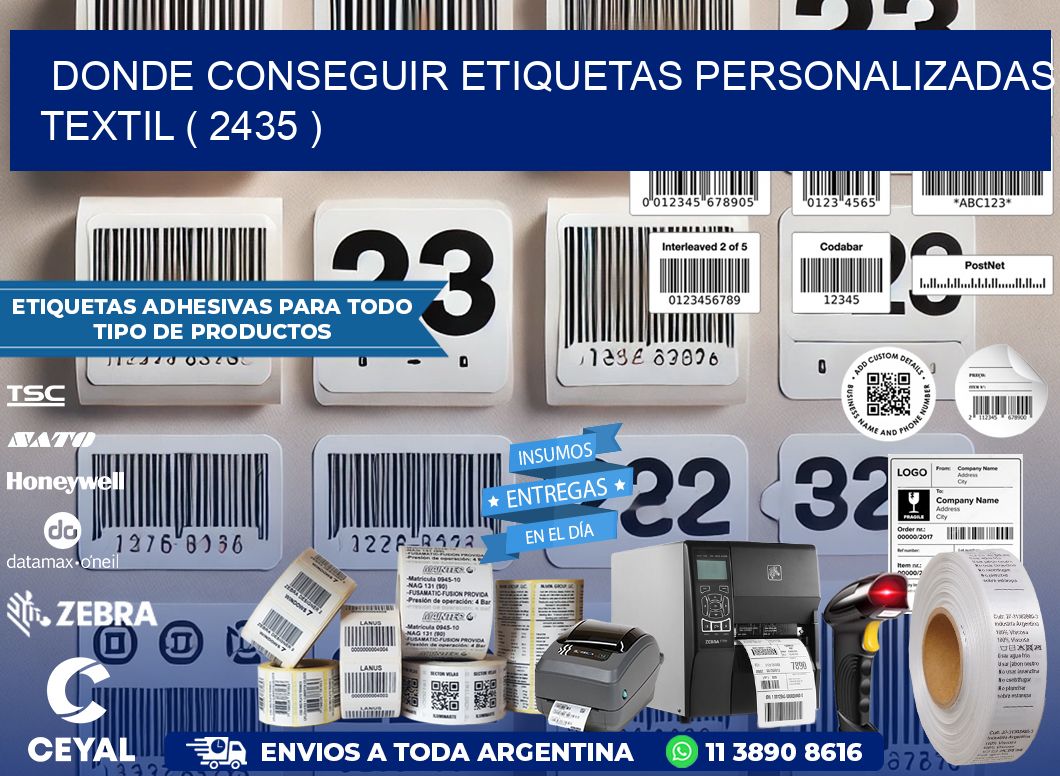 DONDE CONSEGUIR ETIQUETAS PERSONALIZADAS TEXTIL ( 2435 )