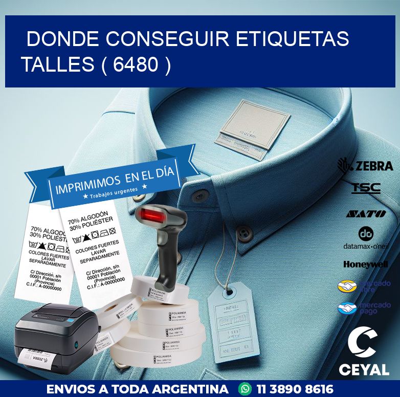 DONDE CONSEGUIR ETIQUETAS TALLES ( 6480 )