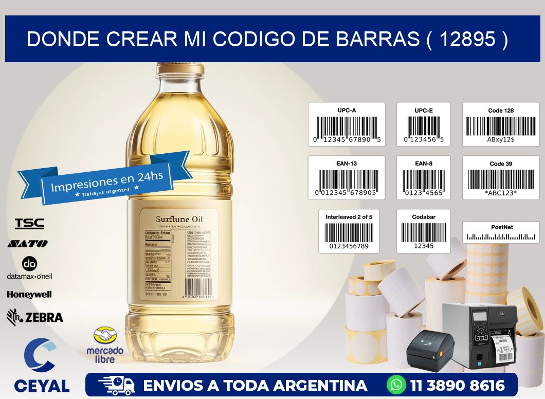 DONDE CREAR MI CODIGO DE BARRAS ( 12895 )