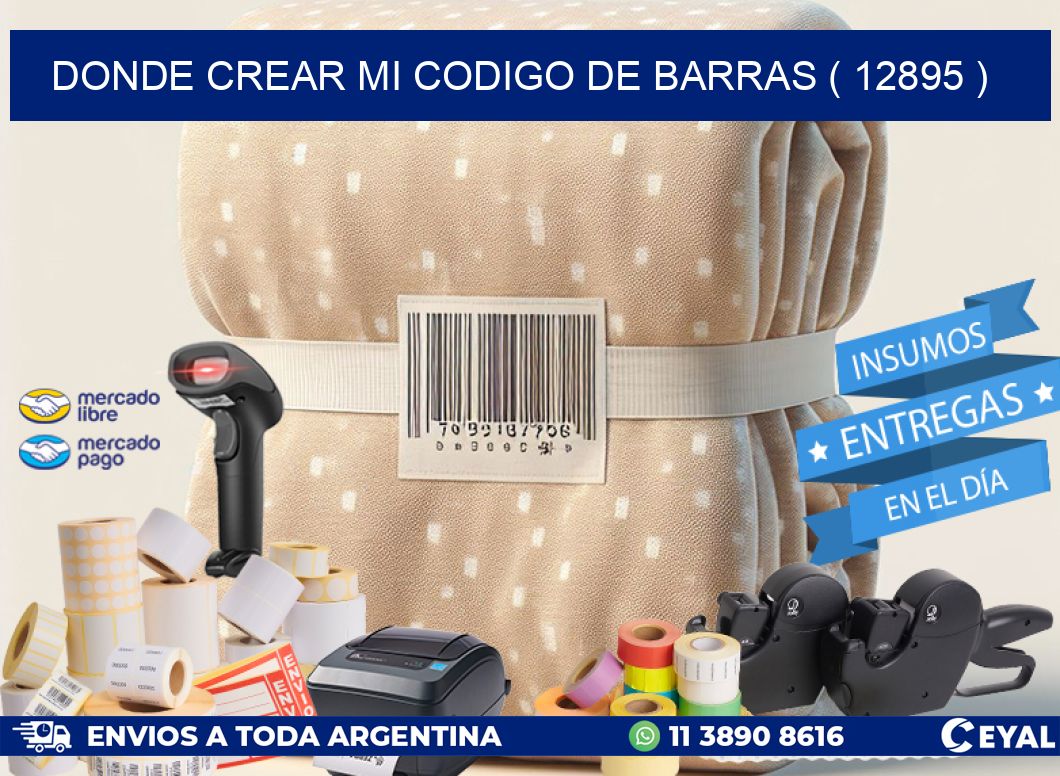 DONDE CREAR MI CODIGO DE BARRAS ( 12895 )