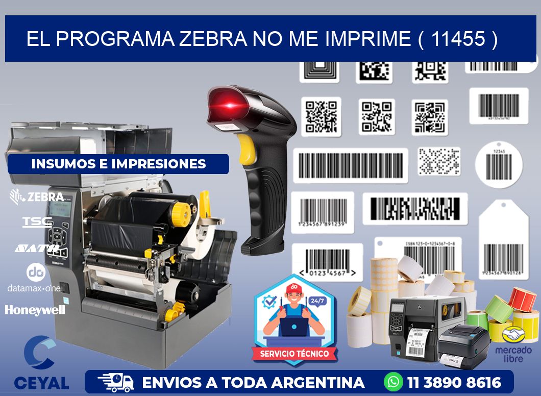 EL PROGRAMA ZEBRA NO ME IMPRIME ( 11455 )