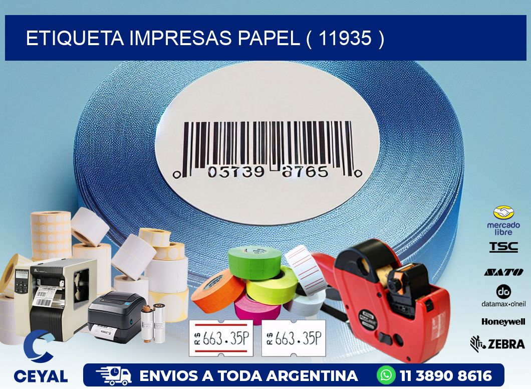 ETIQUETA IMPRESAS PAPEL ( 11935 )