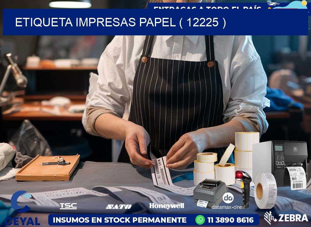 ETIQUETA IMPRESAS PAPEL ( 12225 )