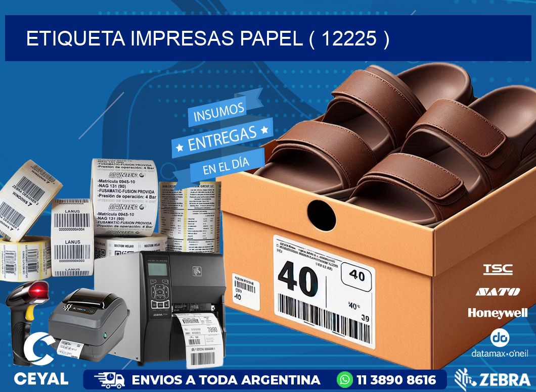 ETIQUETA IMPRESAS PAPEL ( 12225 )