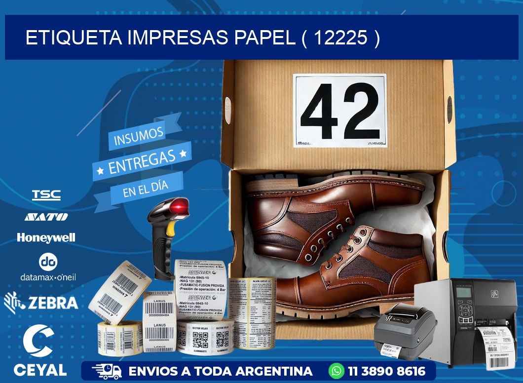 ETIQUETA IMPRESAS PAPEL ( 12225 )