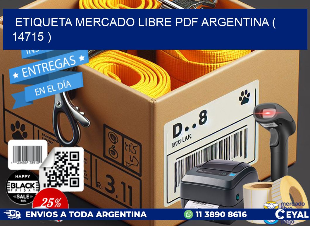 ETIQUETA MERCADO LIBRE PDF ARGENTINA ( 14715 )