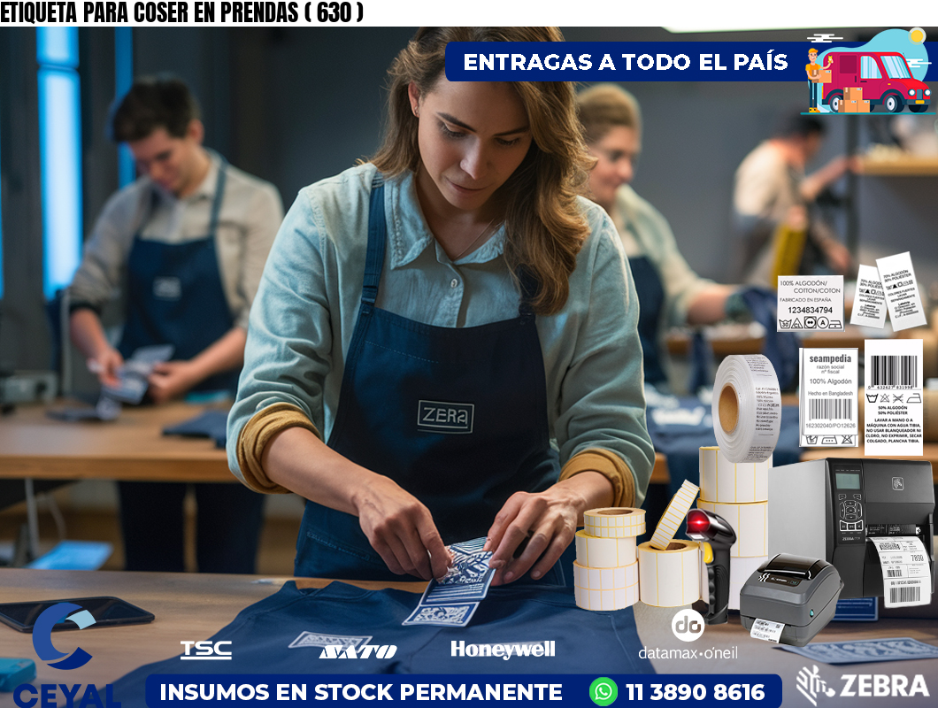 ETIQUETA PARA COSER EN PRENDAS ( 630 )