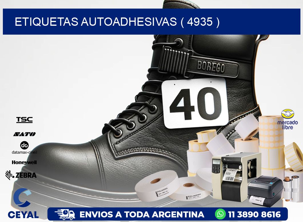 ETIQUETAS AUTOADHESIVAS ( 4935 )