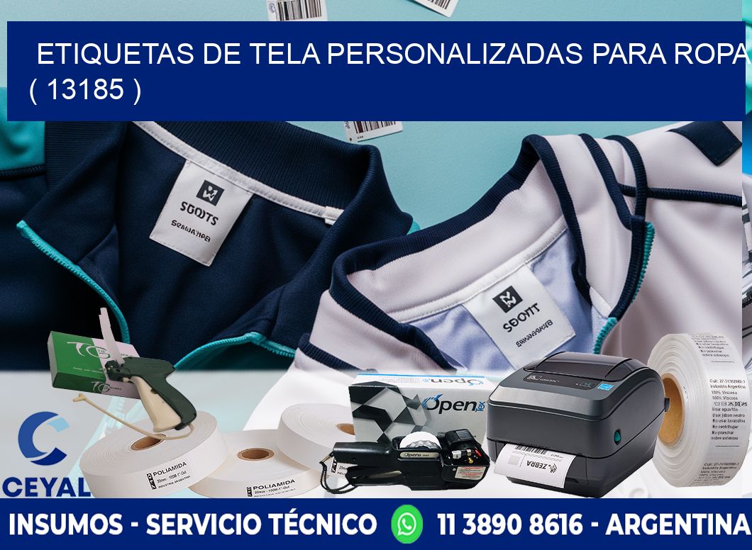 ETIQUETAS DE TELA PERSONALIZADAS PARA ROPA ( 13185 )