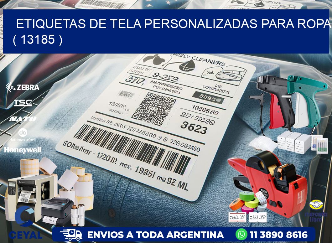 ETIQUETAS DE TELA PERSONALIZADAS PARA ROPA ( 13185 )