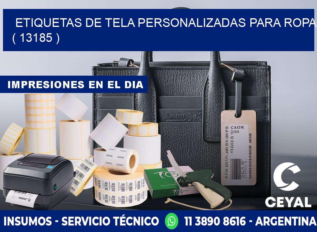 ETIQUETAS DE TELA PERSONALIZADAS PARA ROPA ( 13185 )