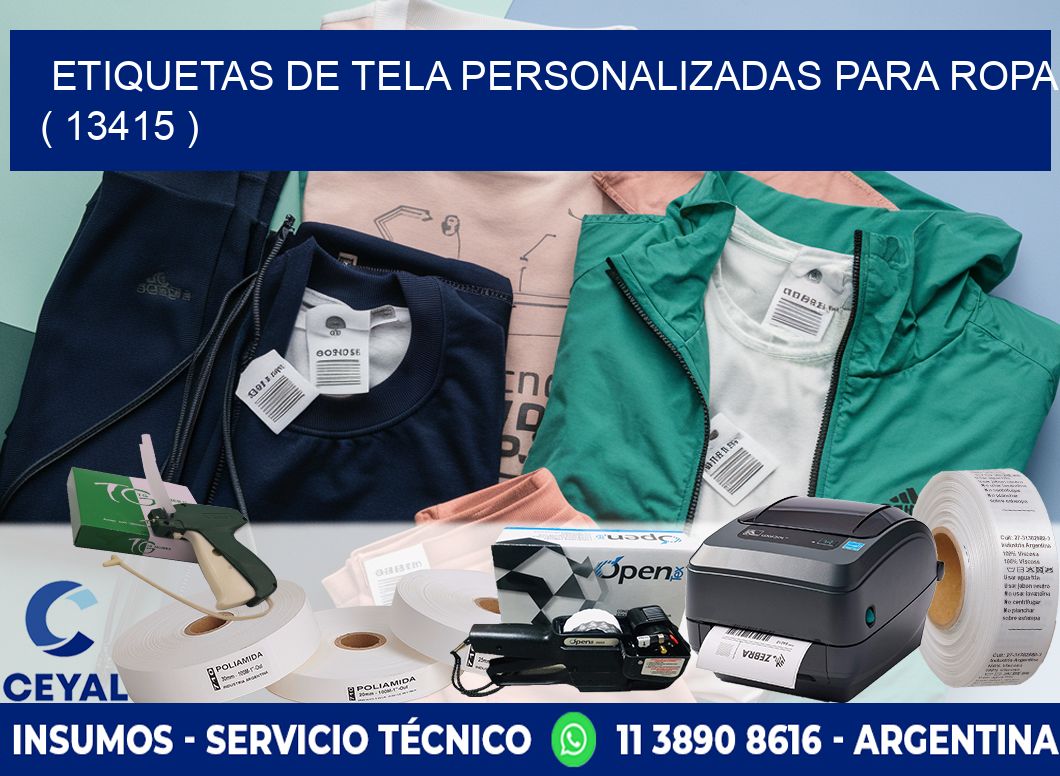 ETIQUETAS DE TELA PERSONALIZADAS PARA ROPA ( 13415 )