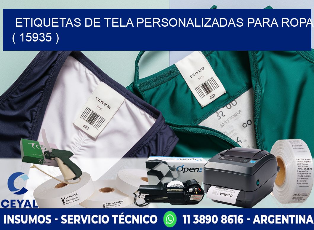 ETIQUETAS DE TELA PERSONALIZADAS PARA ROPA ( 15935 )