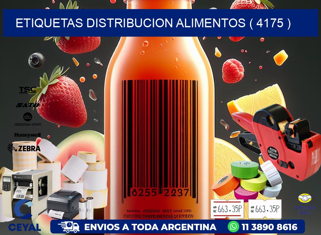 ETIQUETAS DISTRIBUCION ALIMENTOS ( 4175 )