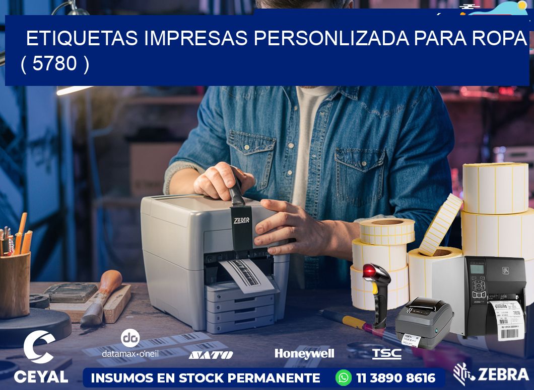 ETIQUETAS IMPRESAS PERSONLIZADA PARA ROPA ( 5780 )