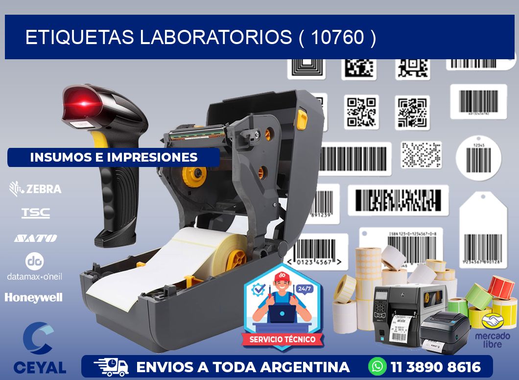 ETIQUETAS LABORATORIOS ( 10760 )