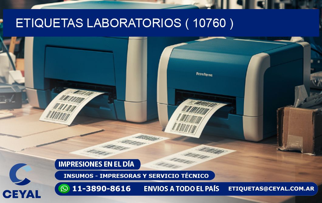 ETIQUETAS LABORATORIOS ( 10760 )