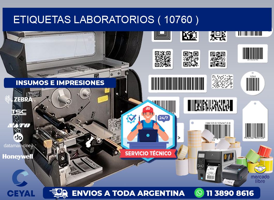 ETIQUETAS LABORATORIOS ( 10760 )