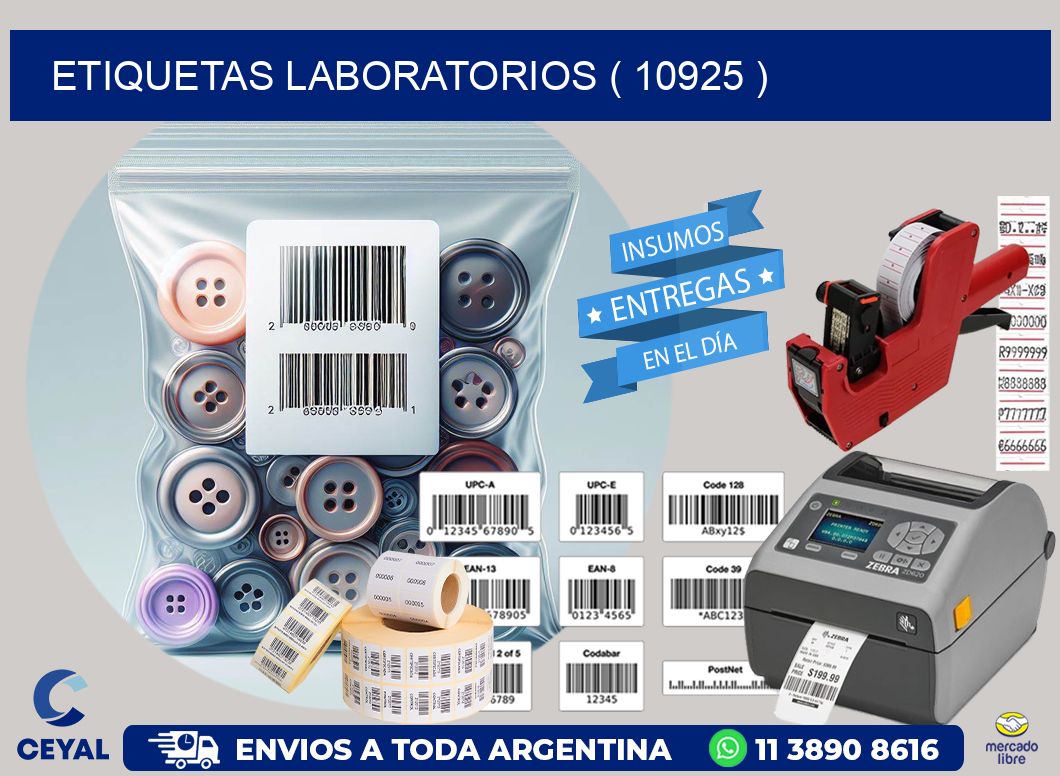 ETIQUETAS LABORATORIOS ( 10925 )