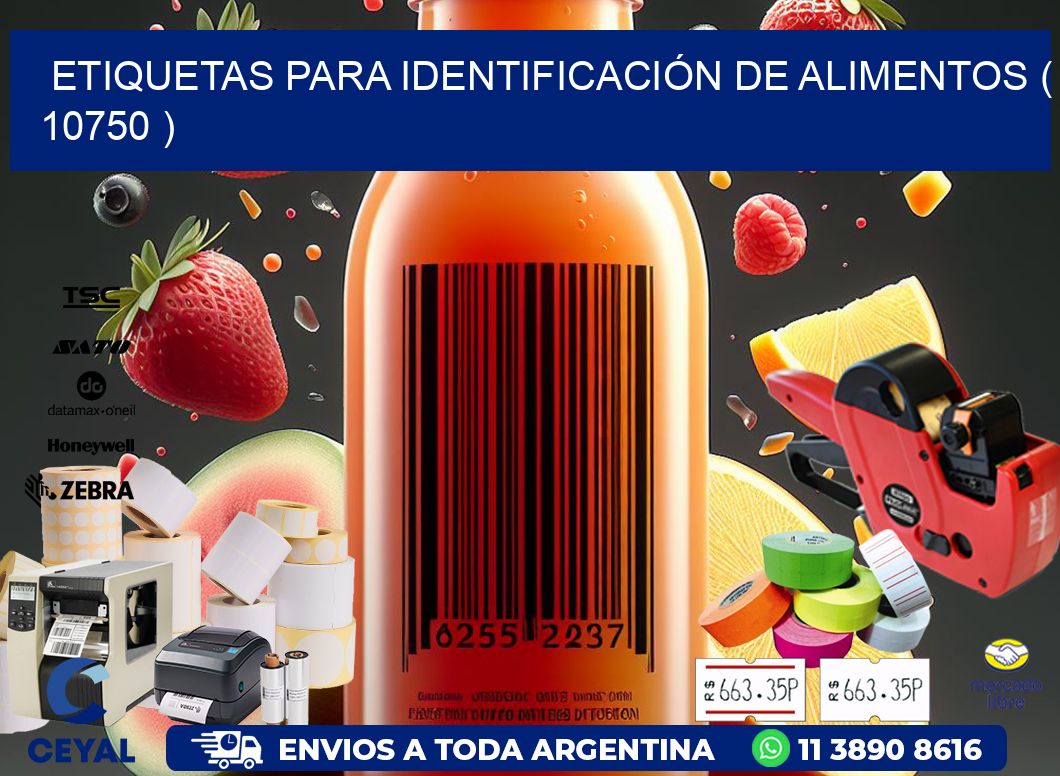 ETIQUETAS PARA IDENTIFICACIÓN DE ALIMENTOS ( 10750 )