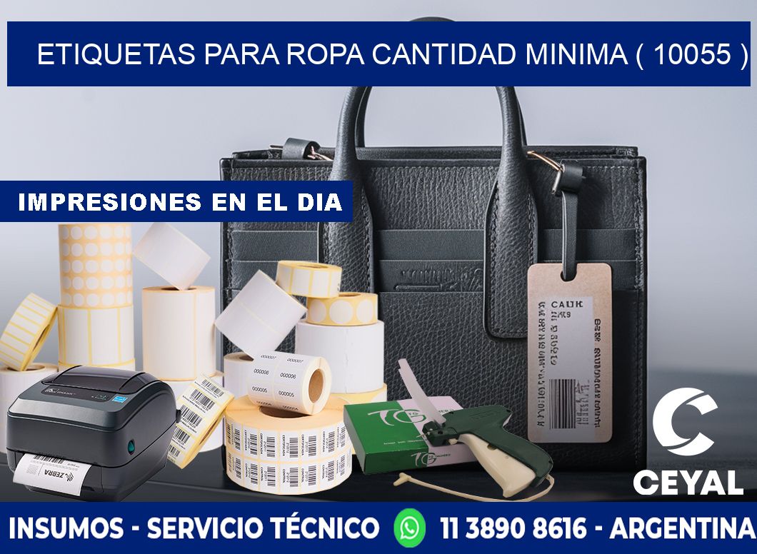 ETIQUETAS PARA ROPA CANTIDAD MINIMA ( 10055 )