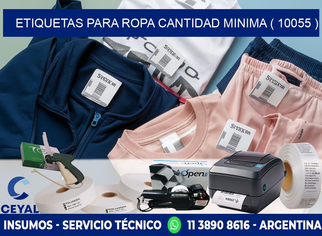 ETIQUETAS PARA ROPA CANTIDAD MINIMA ( 10055 )