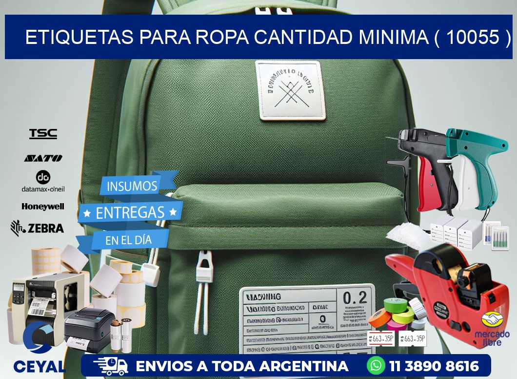 ETIQUETAS PARA ROPA CANTIDAD MINIMA ( 10055 )