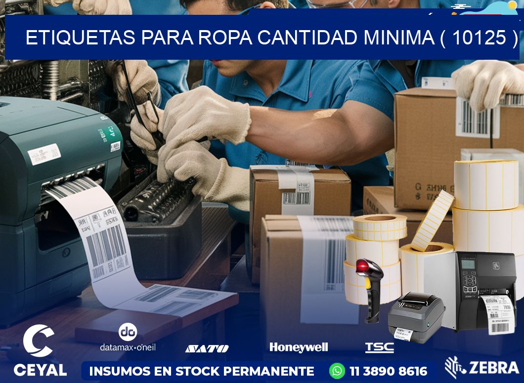 ETIQUETAS PARA ROPA CANTIDAD MINIMA ( 10125 )