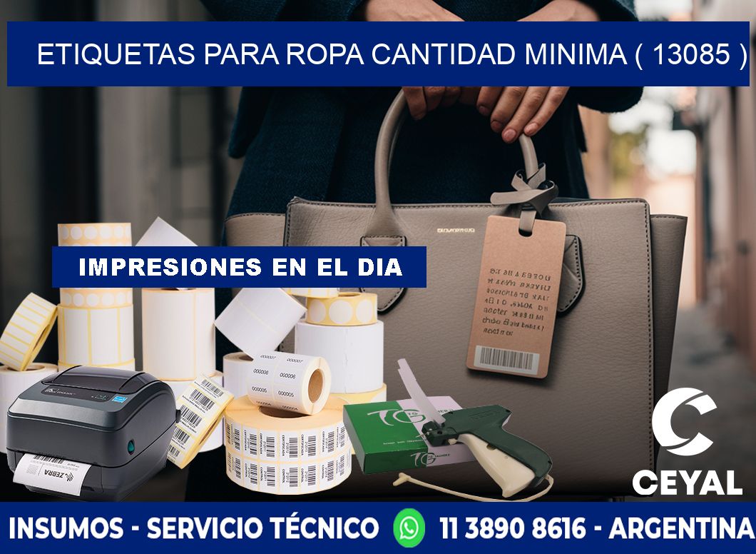 ETIQUETAS PARA ROPA CANTIDAD MINIMA ( 13085 )