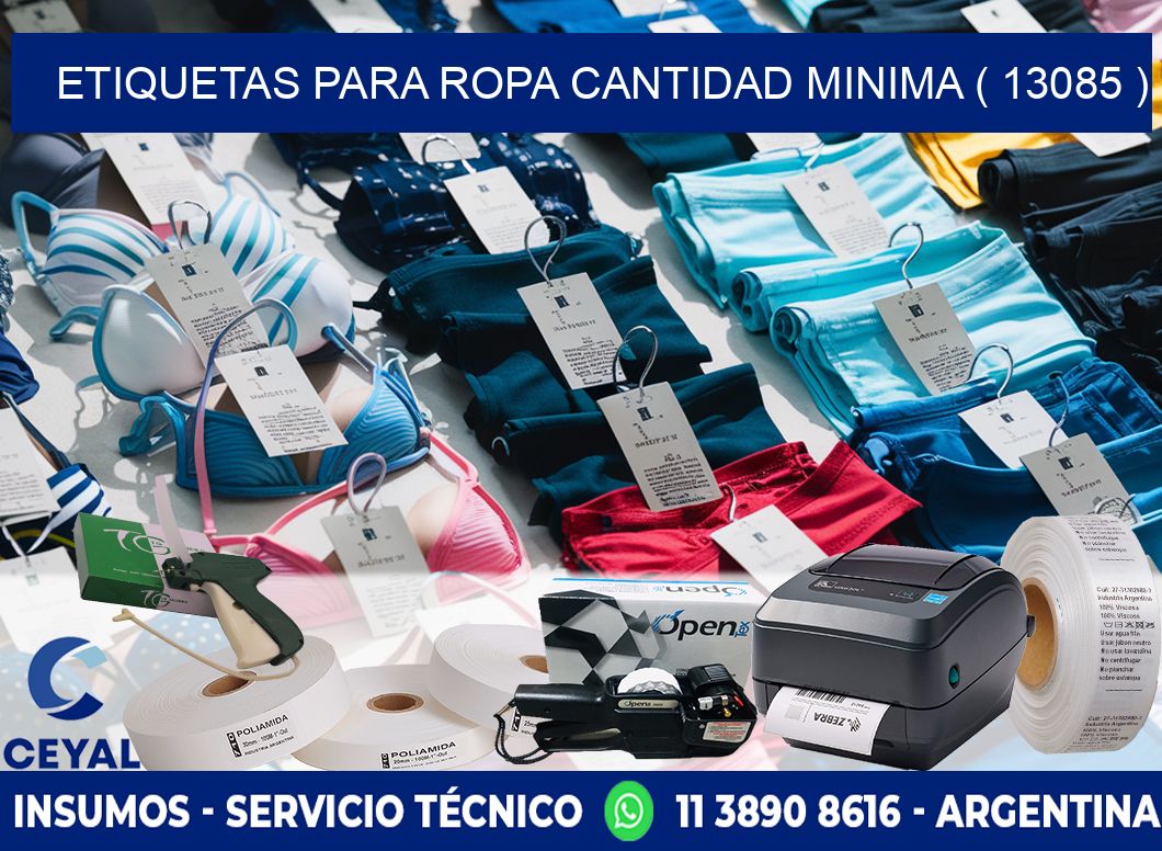 ETIQUETAS PARA ROPA CANTIDAD MINIMA ( 13085 )