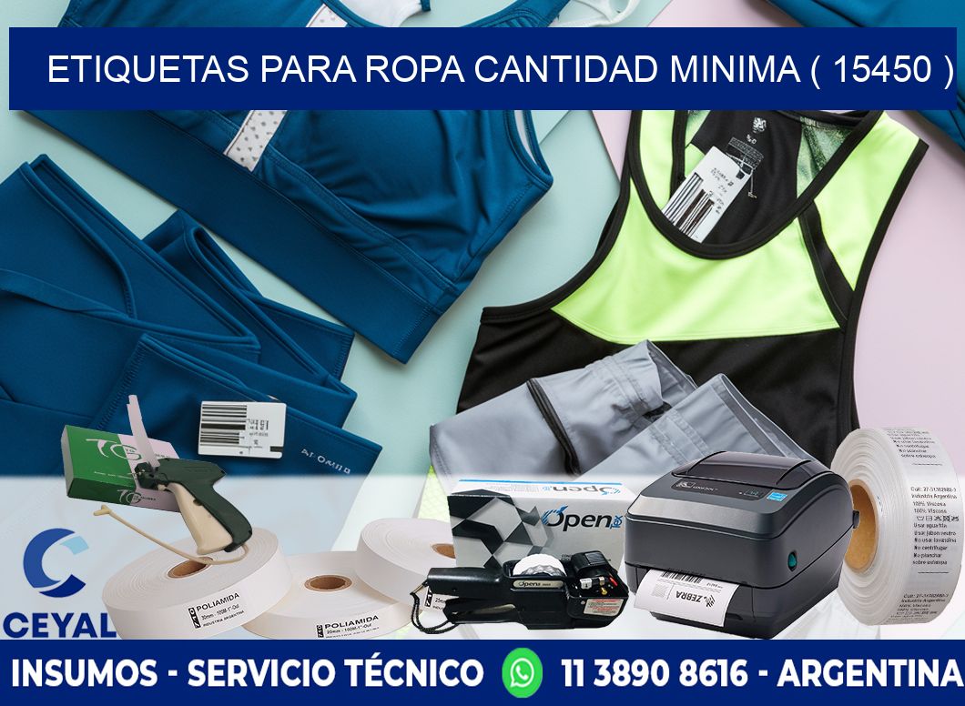 ETIQUETAS PARA ROPA CANTIDAD MINIMA ( 15450 )