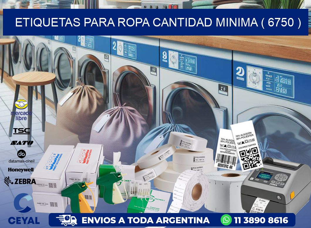 ETIQUETAS PARA ROPA CANTIDAD MINIMA ( 6750 )