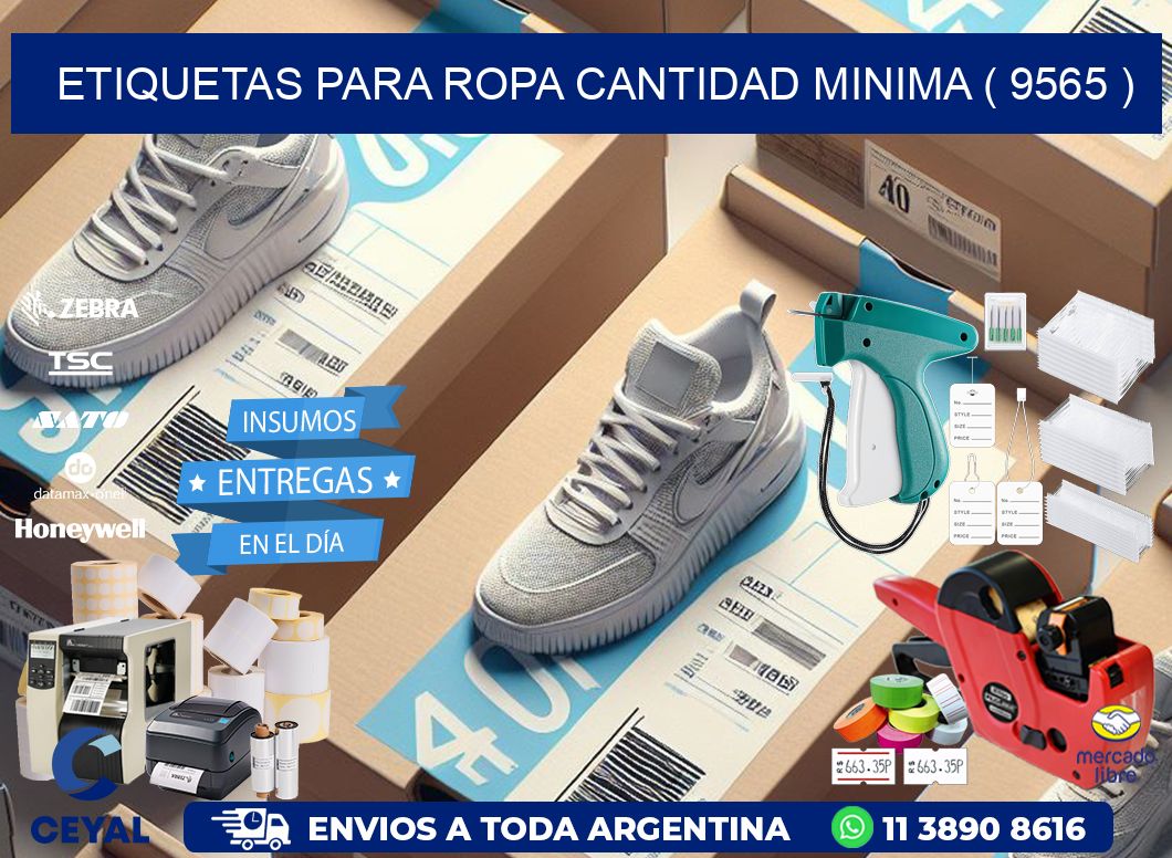 ETIQUETAS PARA ROPA CANTIDAD MINIMA ( 9565 )