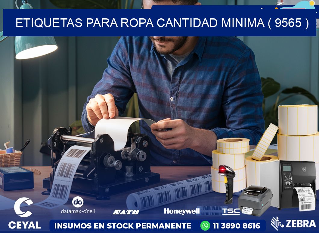 ETIQUETAS PARA ROPA CANTIDAD MINIMA ( 9565 )