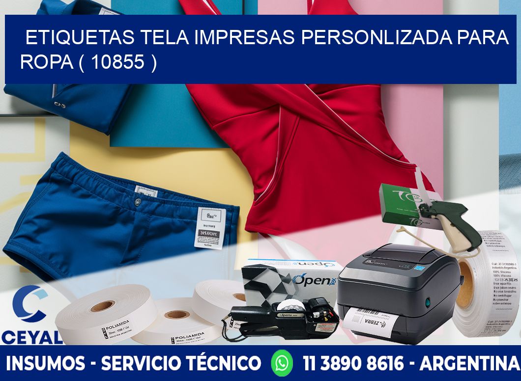 ETIQUETAS TELA IMPRESAS PERSONLIZADA PARA ROPA ( 10855 )