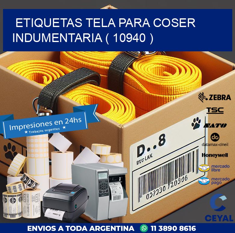 ETIQUETAS TELA PARA COSER INDUMENTARIA ( 10940 )