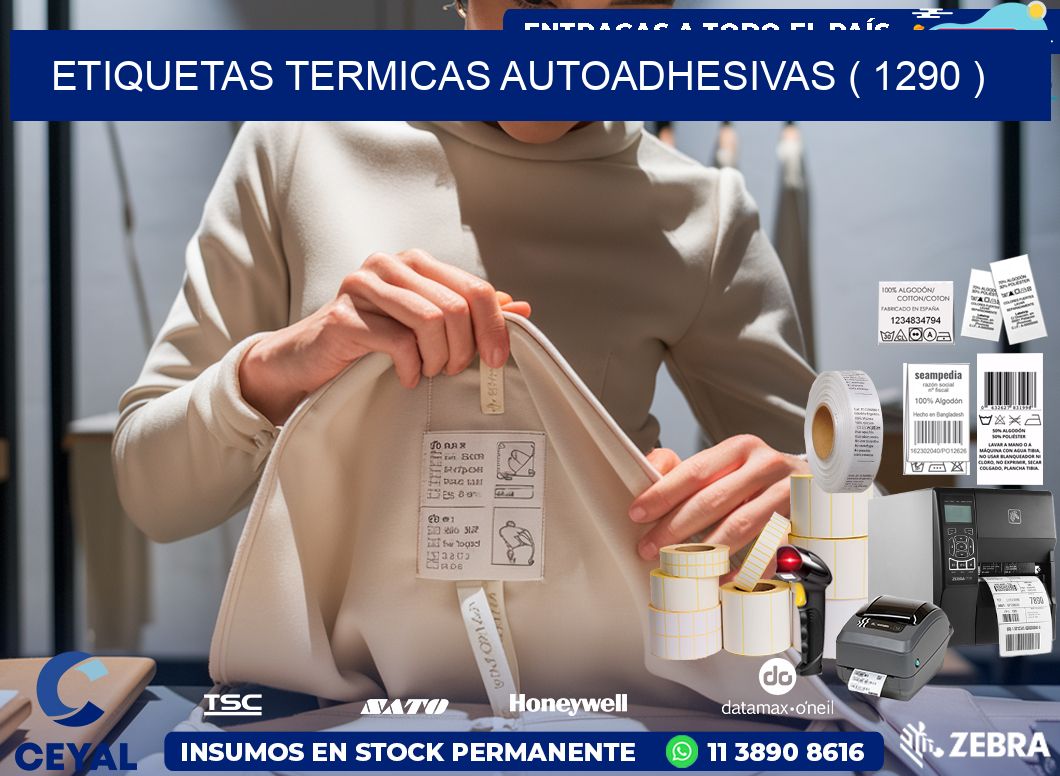 ETIQUETAS TERMICAS AUTOADHESIVAS ( 1290 )