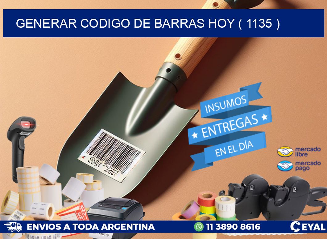 GENERAR CODIGO DE BARRAS HOY ( 1135 )