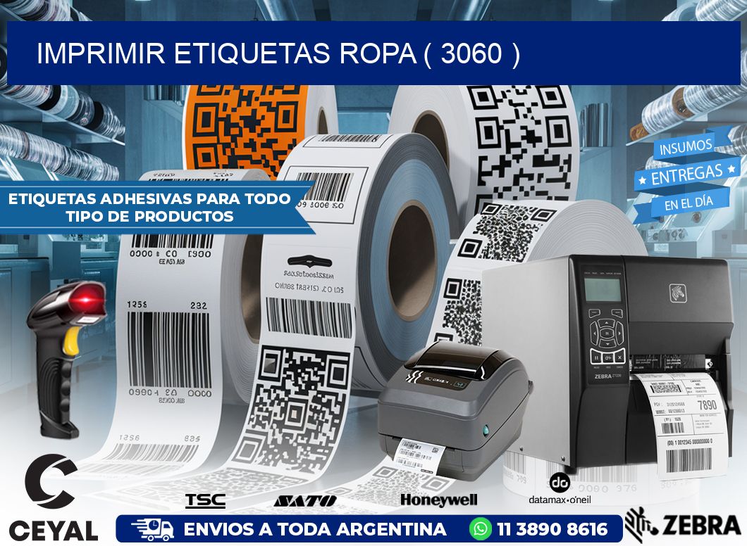 IMPRIMIR ETIQUETAS ROPA ( 3060 )